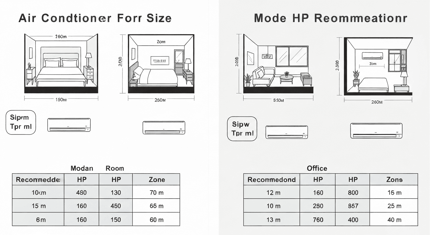 Panduan memilih HP aircond yang sesuai